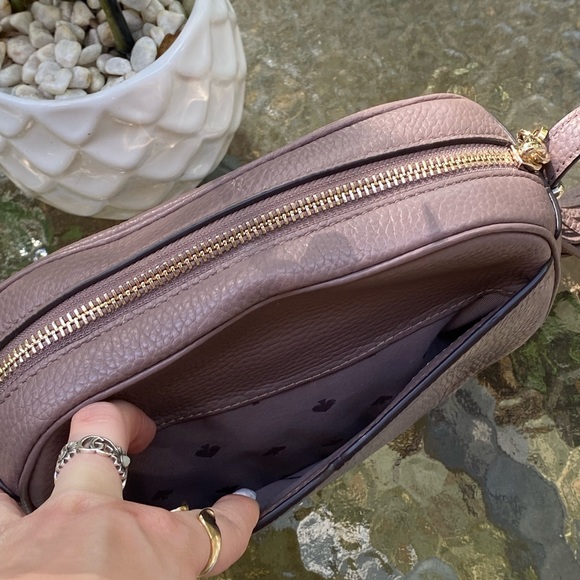 Kate Spade Purple Spade Logo Leather Crossbody - Picture 10 of 16